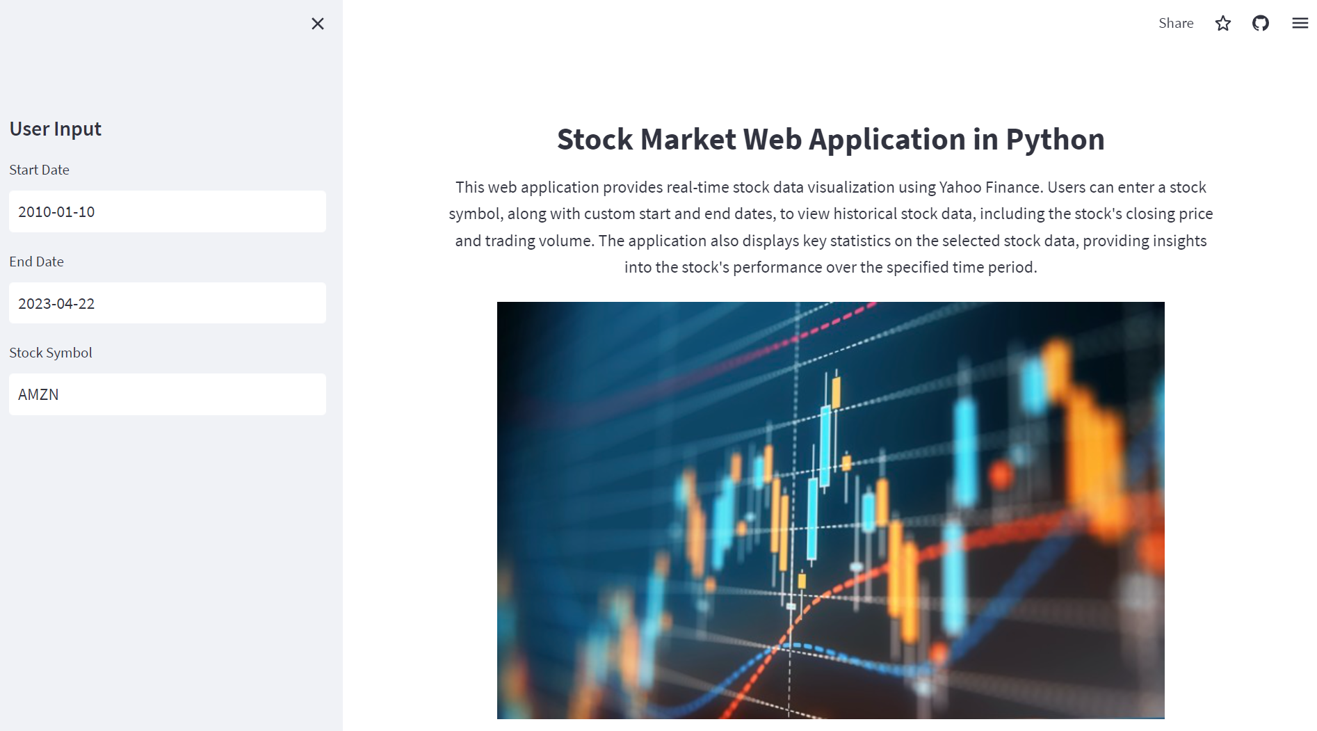 Visualizing Stock Market Data with Python