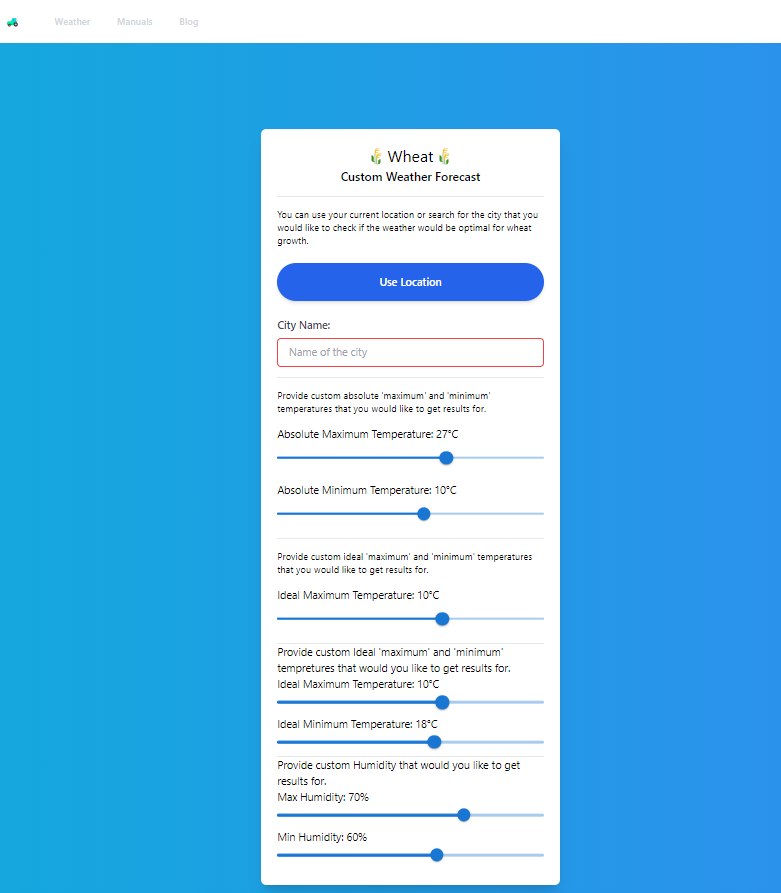 Farmer's Platform App
